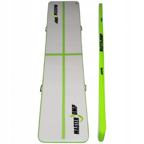 AirTrack Dmuchana Mata Gimnastyczna MASTER 400 x 100 x 10 cm Grey-Green AirTrack Dmuchana Mata Gimnastyczna MASTER 400 x 100 x 10 cm Grey-Green
