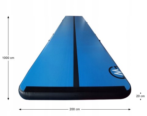 AirTrack Dmuchana Mata Gimnastyczna MASTER S-Pro 1000 x 200 x 20 cm AirTrack Dmuchana Mata Gimnastyczna MASTER S-Pro 1000 x 200 x 20 cm