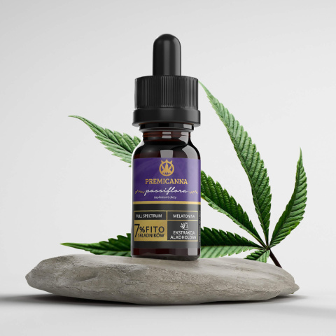 Olej CBD 7% z Melatoniną, Passiflorą i Melisą – Naturalne Wsparcie dla Zdrowego Snu Olej CBD 7% z Melatoniną, Passiflorą i Melisą – Naturalne Wsparcie dla Zdrowego Snu