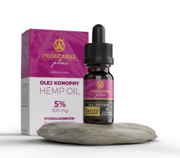Olejek CBD 5% PLUS CBG 500 mg