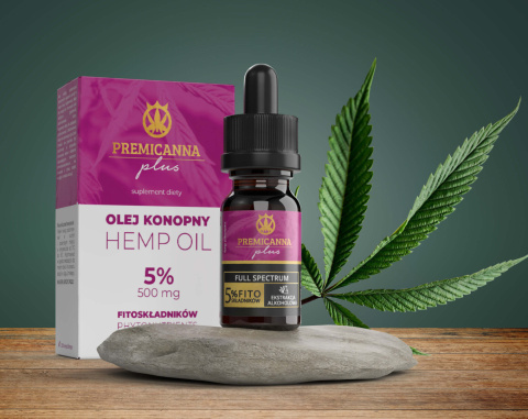 Olejek CBD 5% PLUS CBG 500 mg Olejek CBD 5% PLUS CBG 500 mg