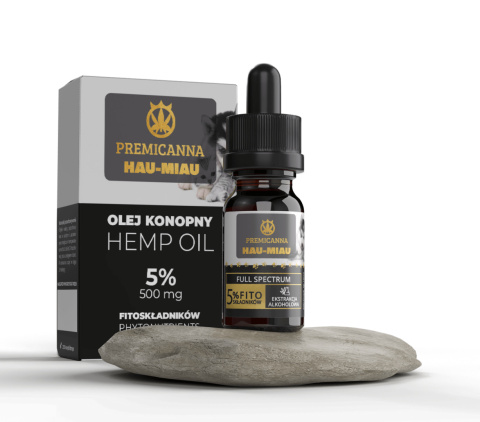 Olejek CBD dla zwierząt Hau&Miau z łososiem 500 mg – Naturalna pomoc dla Twojego pupila! Olejek CBD dla zwierząt Hau&Miau z łososiem 500 mg – Naturalna pomoc dla Twojego pupila!