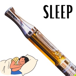 Kartridż CBN SLEEP z olejkiem do waporyzacji 60% (50% CBN + 10% CBD + chmiel) Terpeny konopne 1 ml