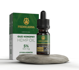 Olej CBD 5% Full Spectrum – 500 mg CBD