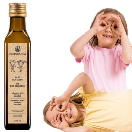Olej dla Dzieci Zimnotłoczony 250ml Kompozycja
