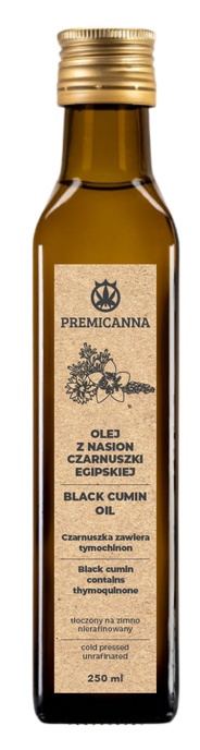 Olej z Czarnuszki Zimnotłoczony 250ml