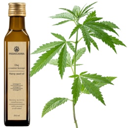 Olej z nasion konopi 250ml Czysty