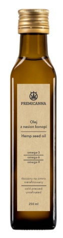 Olej z nasion konopi 250ml Czysty