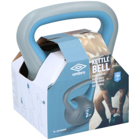 HANTLA KOMPOZYTOWA KETTLEBELL 2 KG ODWAŻNIK UMBRO HANTLA KOMPOZYTOWA KETTLEBELL 2 KG ODWAŻNIK UMBRO