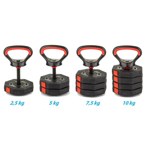 HANTLA KOMPOZYTOWA KETTLEBELL 10 KG(4X2,5KG) EB FIT HANTLA KOMPOZYTOWA KETTLEBELL 10 KG(4X2,5KG) EB FIT