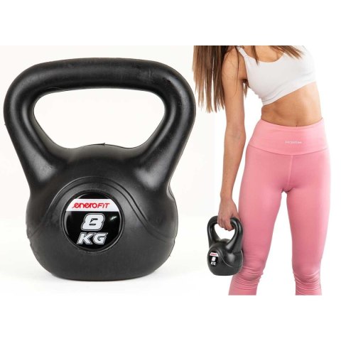 HANTLA KOMPOZYTOWA KETTLEBELL 8 KG ODWAŻNIK ENERO FIT HANTLA KOMPOZYTOWA KETTLEBELL 8 KG ODWAŻNIK ENERO FIT
