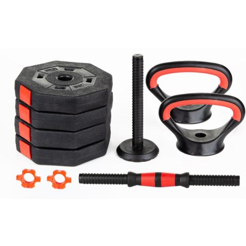 HANTLA KOMPOZYTOWA KETTLEBELL PRZYRZĄD DO POMPEK 3W1 10KG EB FIT HANTLA KOMPOZYTOWA KETTLEBELL PRZYRZĄD DO POMPEK 3W1 10KG EB FIT