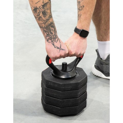 HANTLA KOMPOZYTOWA KETTLEBELL PRZYRZĄD DO POMPEK 3W1 10KG EB FIT HANTLA KOMPOZYTOWA KETTLEBELL PRZYRZĄD DO POMPEK 3W1 10KG EB FIT