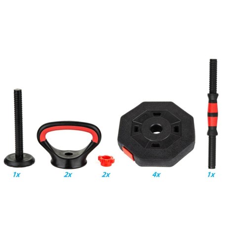 HANTLA KOMPOZYTOWA KETTLEBELL PRZYRZĄD DO POMPEK 3W1 10KG EB FIT HANTLA KOMPOZYTOWA KETTLEBELL PRZYRZĄD DO POMPEK 3W1 10KG EB FIT