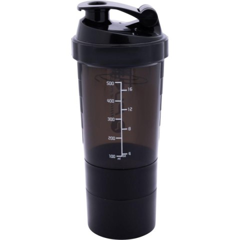 BIDON FITNESS SHAKER 500ML BLACK PURE 2 IMPROVE
