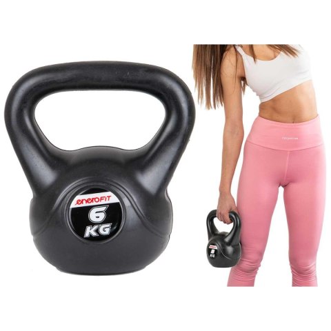 HANTLA KOMPOZYTOWA KETTLEBELL 6 KG ODWAŻNIK ENERO FIT HANTLA KOMPOZYTOWA KETTLEBELL 6 KG ODWAŻNIK ENERO FIT