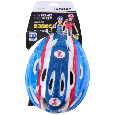 KASK ROWEROWY DZIECIĘCY REGULOWANY DUNLOP R.(48-52CM) BLUE KASK ROWEROWY DZIECIĘCY REGULOWANY DUNLOP R.(48-52CM) BLUE