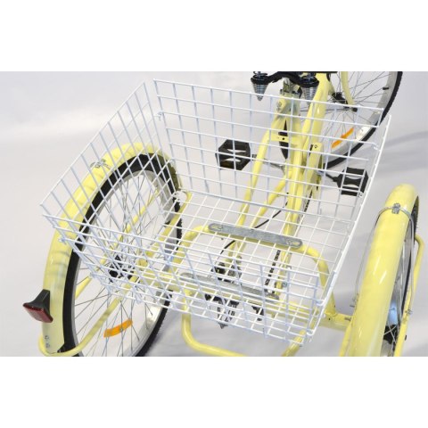 ROWER 3-KOŁOWY 24 CALI WANILIOWY 1-biegowy ROWER 3-KOŁOWY 24 CALI WANILIOWY 1-biegowy