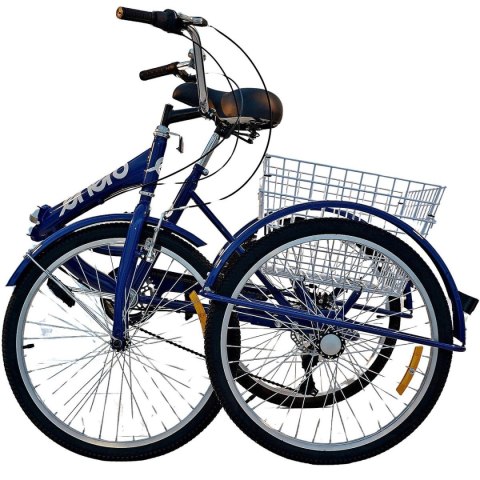 ROWER 3-KOŁOWY SKŁADANY 24 GRANATOWY SHIMANO 7-BIEGOWY ROWER 3-KOŁOWY SKŁADANY 24 GRANATOWY SHIMANO 7-BIEGOWY