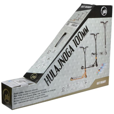 HULAJNOGA WYCZYNOWA PB STUNT 100MM SILVER HULAJNOGA WYCZYNOWA PB STUNT 100MM SILVER