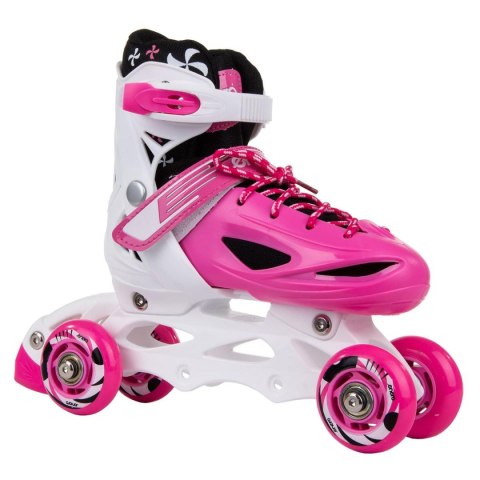 ŁYŻWOROLKI - WROTKI - ŁYŻWY 4W1 ENERO 30-33 RÓŻOWE ŁYŻWOROLKI - WROTKI - ŁYŻWY 4W1 ENERO 30-33 RÓŻOWE