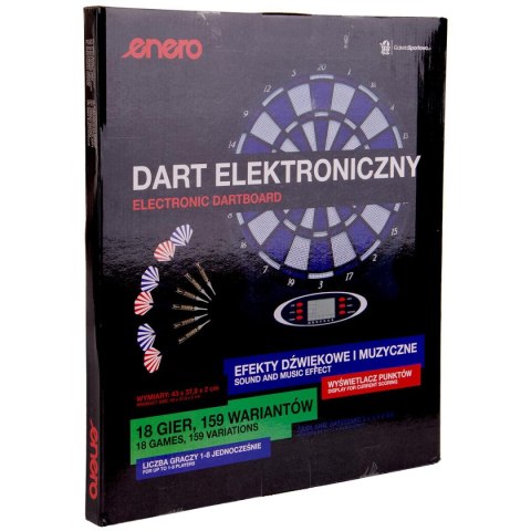 DART ELEKTRONICZNY ENERO 43CM NIEBIESKI DART ELEKTRONICZNY ENERO 43CM NIEBIESKI