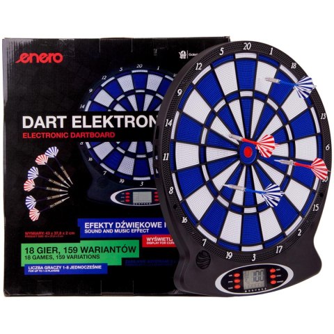 DART ELEKTRONICZNY ENERO 43CM NIEBIESKI DART ELEKTRONICZNY ENERO 43CM NIEBIESKI