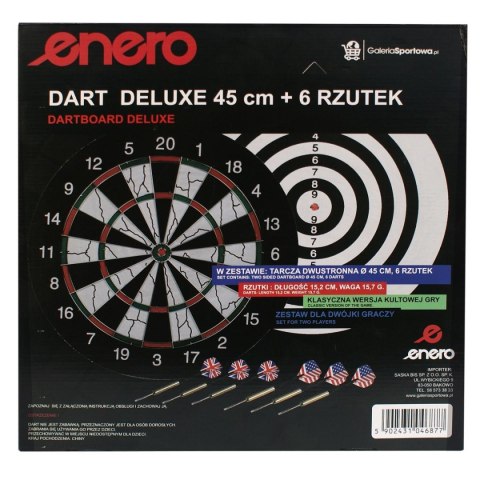 DART OUTDOOR KARTONOWY 45CM I 6 RZUTEK ENERO DART OUTDOOR KARTONOWY 45CM I 6 RZUTEK ENERO