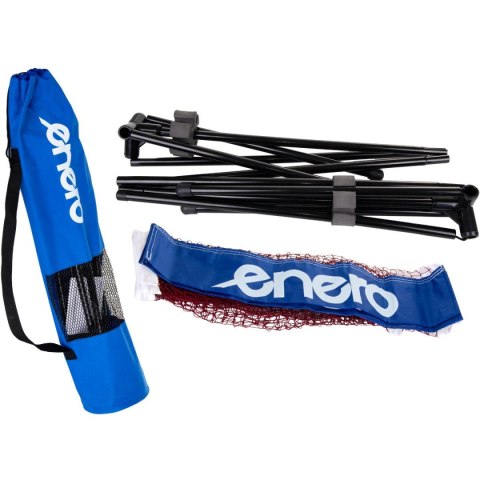 SIATKA ZE SŁUPKAMI ENERO 310X73CM 2W1 DO TENISA ZIEMNEGO, SIATKONOGI SIATKA ZE SŁUPKAMI ENERO 310X73CM 2W1 DO TENISA ZIEMNEGO, SIATKONOGI