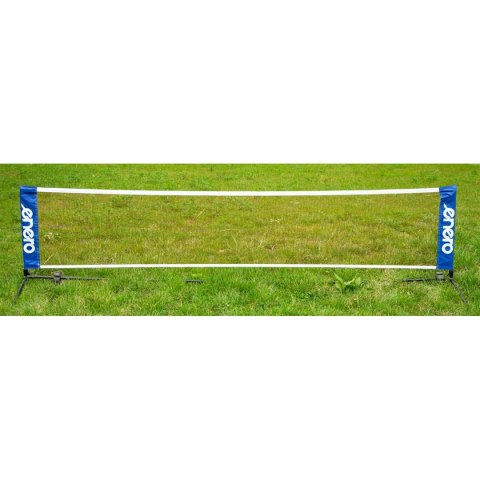 SIATKA ZE SŁUPKAMI ENERO 310X73CM 2W1 DO TENISA ZIEMNEGO, SIATKONOGI SIATKA ZE SŁUPKAMI ENERO 310X73CM 2W1 DO TENISA ZIEMNEGO, SIATKONOGI