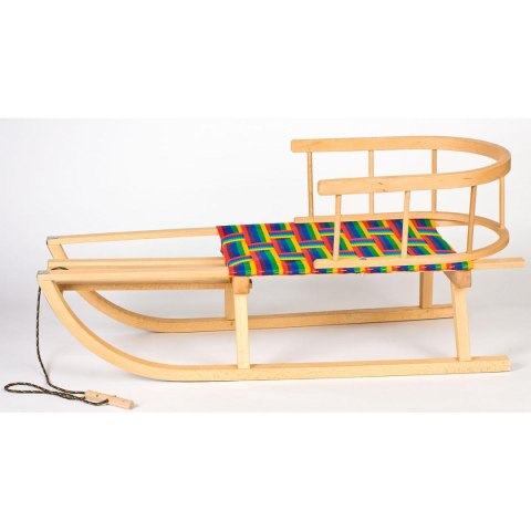 SANKI DREWNIANE NINA Z OPARCIEM SIEDZISKO PARCIANE SANKI DREWNIANE NINA Z OPARCIEM SIEDZISKO PARCIANE