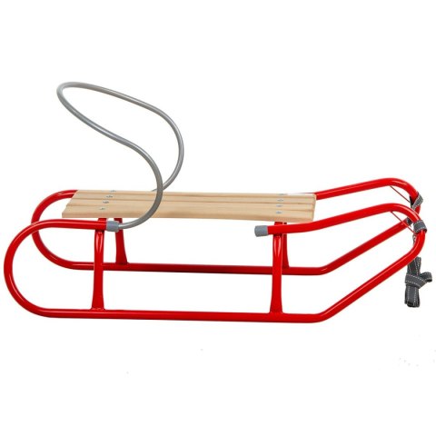 SANKI METALOWE TOMEK Z OPARCIEM CZERWONE SANKI METALOWE TOMEK Z OPARCIEM CZERWONE