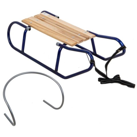 SANKI METALOWE TOMEK Z OPARCIEM NIEBIESKIE SANKI METALOWE TOMEK Z OPARCIEM NIEBIESKIE