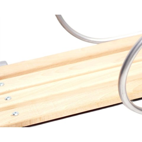 SANKI METALOWE TOMEK Z OPARCIEM I PCHACZEM NIEBIESKIE SANKI METALOWE TOMEK Z OPARCIEM I PCHACZEM NIEBIESKIE