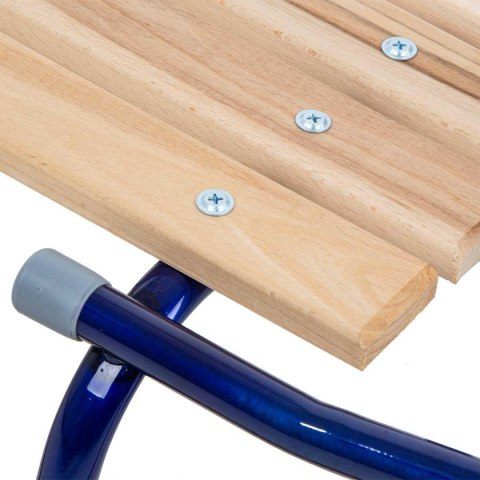 SANKI METALOWE TOMEK Z OPARCIEM NIEBIESKIE SANKI METALOWE TOMEK Z OPARCIEM NIEBIESKIE