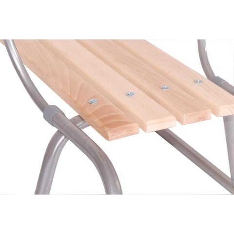 SANKI METALOWE TOMEK Z OPARCIEM SREBRNE SANKI METALOWE TOMEK Z OPARCIEM SREBRNE