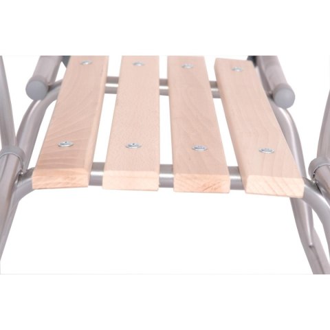 SANKI METALOWE TOMEK Z OPARCIEM SREBRNE SANKI METALOWE TOMEK Z OPARCIEM SREBRNE