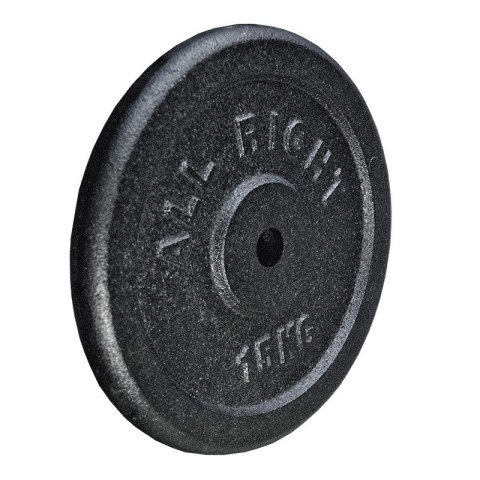 OBCIĄŻENIE ALLRIGHT CZARNE 15kg OBCIĄŻENIE ALLRIGHT CZARNE 15kg