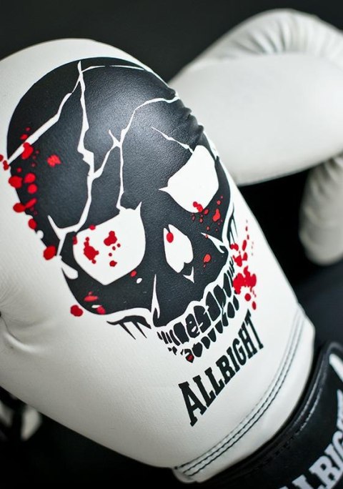 RĘKAWICE BOKSERSKIE SKULL 10oz białe RĘKAWICE BOKSERSKIE SKULL 10oz białe