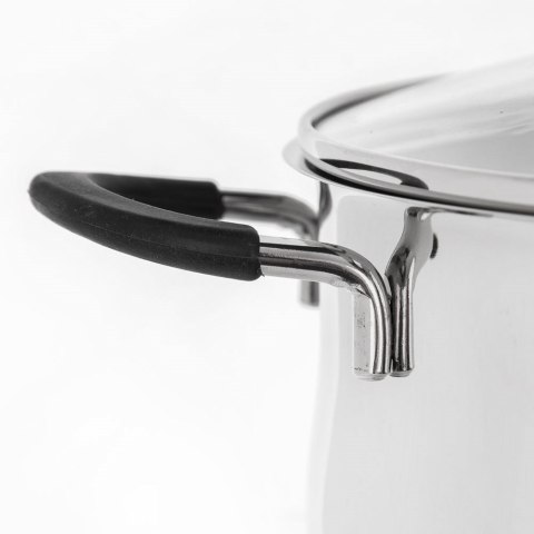 Garnek stalowy DALIE z pokrywką 18 cm 2,6 l gaz indukcja Garnek stalowy DALIE z pokrywką 18 cm 2,6 l gaz indukcja