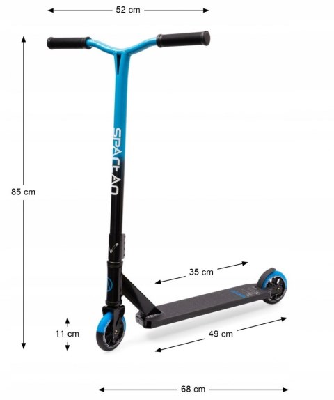 Hulajnoga Freestyle SPARTAN Stunt Profi Hulajnoga Freestyle SPARTAN Stunt Profi