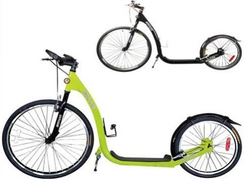 Hulajnoga Rowerowa Zielona Koła 26/20" Hulajnoga Rowerowa Zielona Koła 26/20"