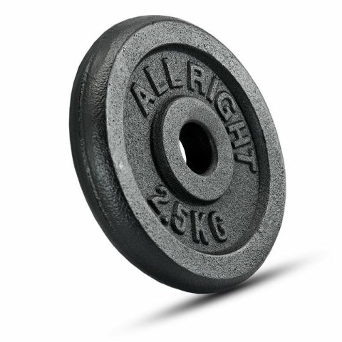OBCIĄŻENIE ALLRIGHT CZARNE 2,50KG OBCIĄŻENIE ALLRIGHT CZARNE 2,50KG