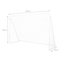 BR240P Bramki Piłkarskie 2w1 z Panelem do Celowania 240x150cm NILS