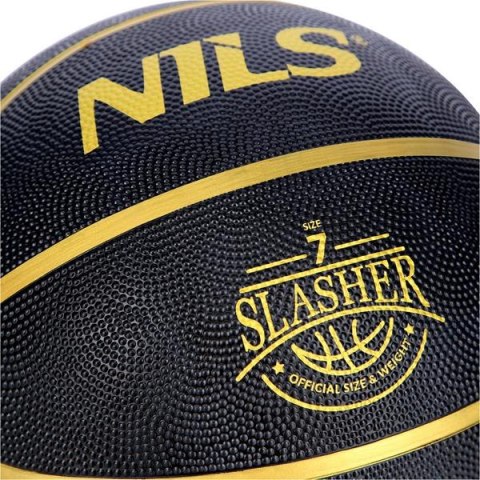 NPK270 PIŁKA DO KOSZYKÓWKI CZARNA SLASHER 7 NILS NPK270 PIŁKA DO KOSZYKÓWKI CZARNA SLASHER 7 NILS