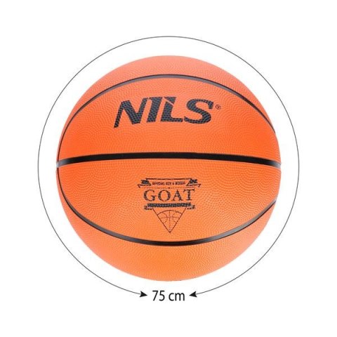 NPK272 PIŁKA DO KOSZYKÓWKI POMARAŃCZOWA GOAT 7 NILS NPK272 PIŁKA DO KOSZYKÓWKI POMARAŃCZOWA GOAT 7 NILS