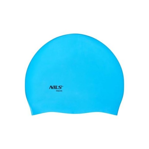 NQC JEDNOKOLOROWY BL02 NIEBIESKI CZEPEK SILIKONOWY NILS AQUA NQC JEDNOKOLOROWY BL02 NIEBIESKI CZEPEK SILIKONOWY NILS AQUA