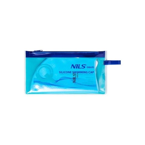 NQC JEDNOKOLOROWY JASNONIEBIESKI CZEPEK SILIKONOWY DOTS NILS AQUA NQC JEDNOKOLOROWY JASNONIEBIESKI CZEPEK SILIKONOWY DOTS NILS AQUA