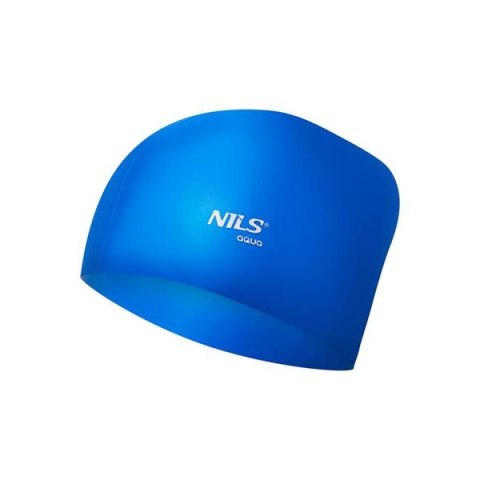 NQC JEDNOKOLOROWY NIEBIESKI CZEPEK SILIKONOWY DO DŁUGICH WŁOSÓW NILS AQUA NQC JEDNOKOLOROWY NIEBIESKI CZEPEK SILIKONOWY DO DŁUGICH WŁOSÓW NILS AQUA
