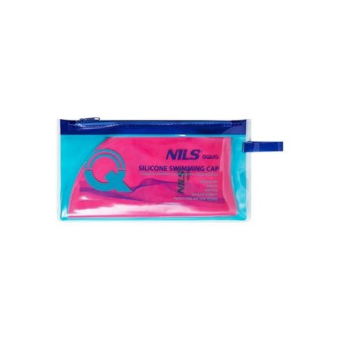 NQC JEDNOKOLOROWY PK01 RÓŻOWY CZEPEK SILIKONOWY NILS AQUA NQC JEDNOKOLOROWY PK01 RÓŻOWY CZEPEK SILIKONOWY NILS AQUA